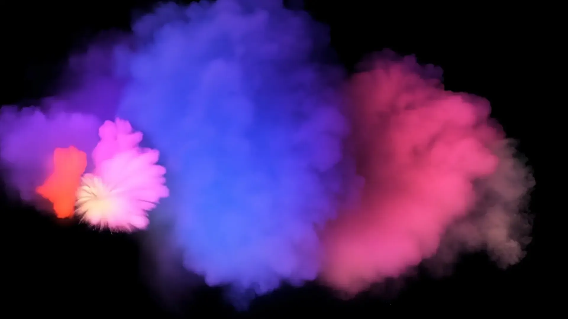 Rainbow Smoke Overlay for Creative Video Projects